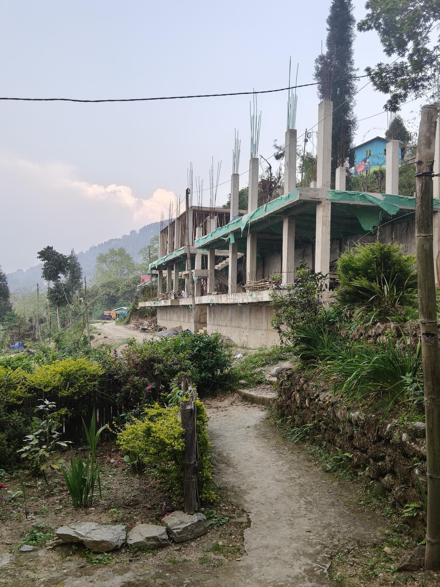 The homestay project — building up